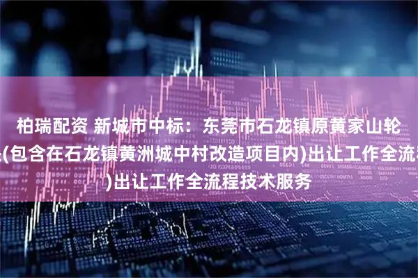 柏瑞配资 新城市中标：东莞市石龙镇原黄家山轮胎市场地块(包含在石龙镇黄洲城中村改造项目内)出让工作全流程技术服务