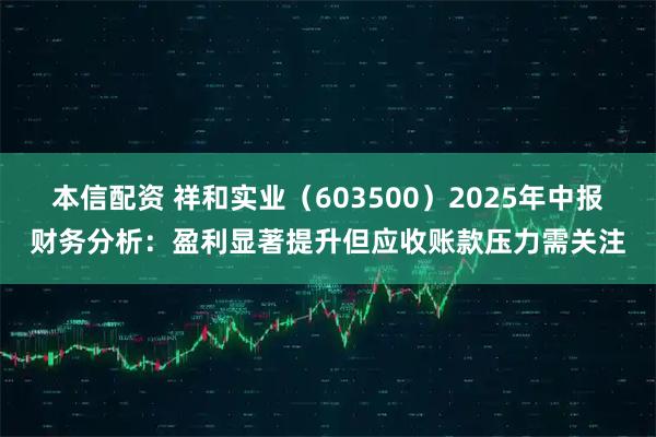 本信配资 祥和实业（603500）2025年中报财务分析：盈利显著提升但应收账款压力需关注