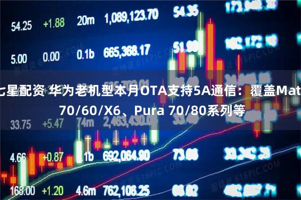 七星配资 华为老机型本月OTA支持5A通信：覆盖Mate 70/60/X6、Pura 70/80系列等