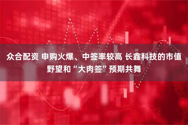 众合配资 申购火爆、中签率较高 长鑫科技的市值野望和“大肉签”预期共舞