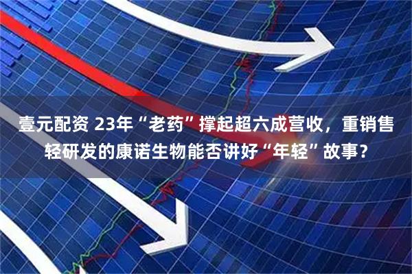 壹元配资 23年“老药”撑起超六成营收，重销售轻研发的康诺生物能否讲好“年轻”故事？